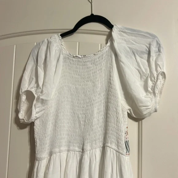 Polagram White and Tan Maxi Dress - Picture 7 of 8